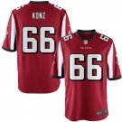 Youth Atlanta Falcons #66 Peter Konz Red Limited Stitched Jersey