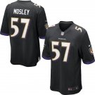 Youth Baltimore Ravens #57 C.J. Mosley Black Game Stitched Jersey