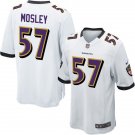 Youth Baltimore Ravens #57 C.J. Mosley White Game Stitched Jersey