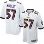 Youth Baltimore Ravens #57 C.J. Mosley White Game Stitched Jersey