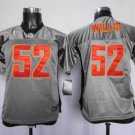 Youth Kids San Francisco 49ers #52 Patrick Willis Gray Stitched Jersey