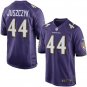 Youth Baltimore Ravens #44 Kyle Juszczyk Purple Game Stitched Jersey