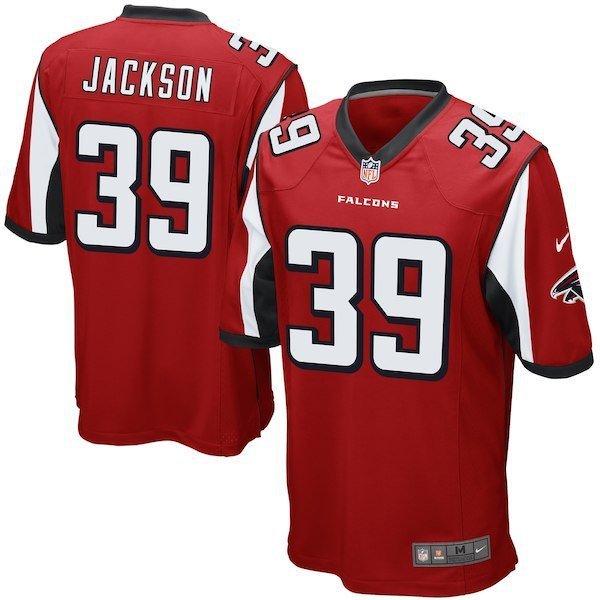 Youth Atlanta Falcons #39 Steven Jackson Red Limited Stitched Jersey