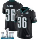 Youth Eagles #36 Jay Ajayi Black Super Bowl LII Stitched Jersey