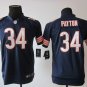Youth kids Bears #34 Waltor Payton navy Stitched Jersey