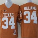 Youth Texas Longhorns 34 Ricky Williams Orange College Stitched Jersey