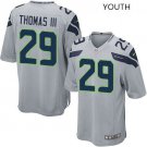 Youth kids Seattle Seahawks #29 Earl Thomas grey Stitched Jersey