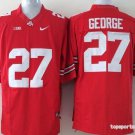 Youth Ohio State Buckeyes 27 Eddie George Red College Stitched Jersey
