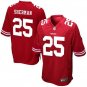 Youth San Francisco 49ers #25 Richard Sherman Red Stitched Jersey