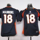 Youth kids Broncos #18 Peyton Manning Stitched Jersey
