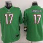 Youth kdis Miami Dolphins #17 Ryan Tannehill green Stitched Jersey