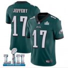 Youth Boy Eagles 17 Alshon Jeffery Super Bowl LII Game Stitched Jersey