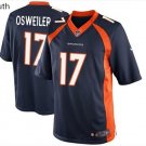 Youth kids Danver Broncos #17 Brock Osweiler Stitched Jersey