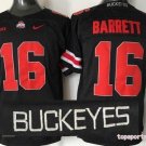 Youth Ohio State Buckeyes 16 J.T. Barrett College Black Stitched Jersey