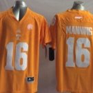 Youth Tennessee Volunteers 16 Peyton Manning Yellow College Stitched Jersey