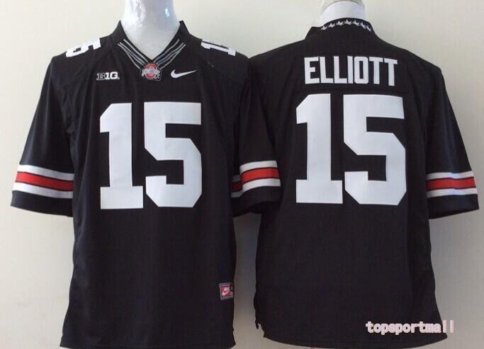 Youth Ohio State Buckeyes #15 Ezekiel Elliott College Stitched Jersey