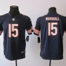 Youth Bears #15 Brandon Marshall kids Stitched Jersey