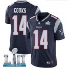 Youth Kids Patriots 14 Brandin Cooks Navy 2018 Super Bowl LII Stitched Jersey