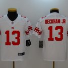 Youth kids Giants #13 Odell Beckham Jr whites Stitched Jersey