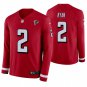 Atlanta Falcons #2 Matt Ryan Red Therma Long Sleeve Stitched Jersey
