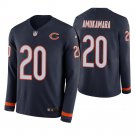 Chicago Bears #20 Prince Amukamara Navy Therma Long Sleeve Stitched Jersey