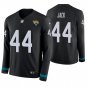 Jacksonville Jaguars #44 Myles Jack Black Therma Long Sleeve Stitched Jersey