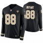 New Orleans Saints #88 Dez Bryant Black Therma Long Sleeve Stitched Jersey