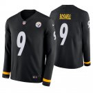 Pittsburgh Steelers #9 Chris Boswell Black Therma Long Sleeve Stitched Jersey