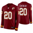 Washington Redskins #20 Ha Ha Clinton-Dix Burgundy Therma Long Sleeve Stitched Jersey
