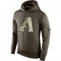 Arizona Diamondbacks Salute To Service Olive Hoodie
