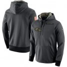 Baltimore Ravens Salute to Service Therma Performance Hoodie - Anthracite