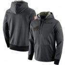 Buffalo Bills Salute to Service Therma Performance Hoodie - Anthracite