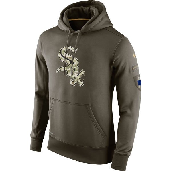 Chicago White Sox Salute To Service Olive Hoodie