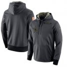 Dallas Cowboys Salute to Service Therma Performance Hoodie - Anthracite
