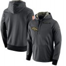 Denver Broncos Salute to Service Therma Performance Hoodie - Anthracite