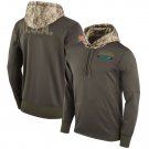 Jacksonville Jaguars Salute to Service Sideline Therma Pullover Hoodie – Olive