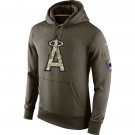 Los Angeles Angels Salute To Service Olive Hoodie
