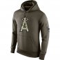Los Angeles Angels Salute To Service Olive Hoodie