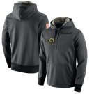 Los Angeles Rams Salute to Service Therma Performance Hoodie - Anthracite