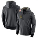Minnesota Vikings Salute to Service Therma Performance Hoodie - Anthracite