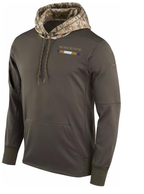 Men's Carolina Panthers Salute to Service Therma-FIT Performance Hoodie