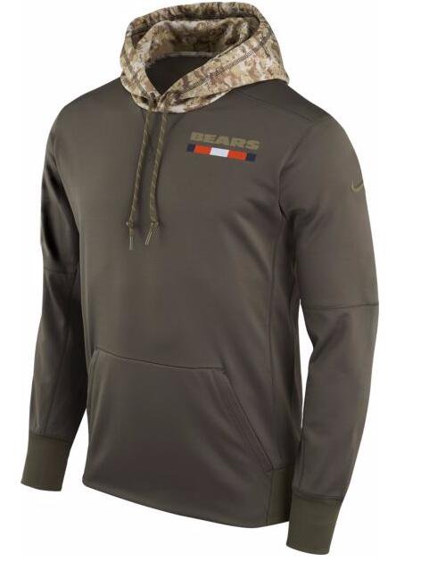 Men's Chicago Bears Salute to Service Therma-FIT Performance Hoodie
