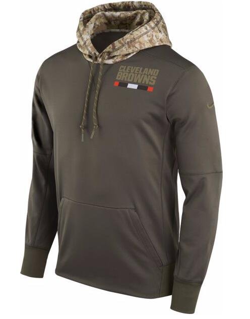 Men's Cleveland Browns Salute to Service Therma-FIT Performance Hoodie