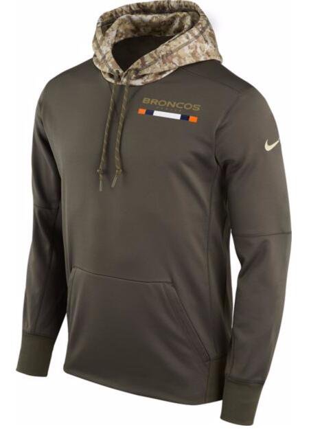 Men's Denver Broncos Salute to Service Therma-FIT Performance Hoodie
