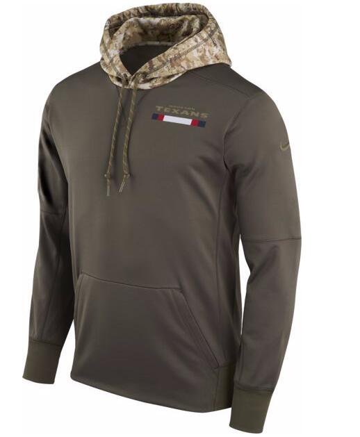 Men's Houston Texans Salute to Service Therma-FIT Performance Hoodie