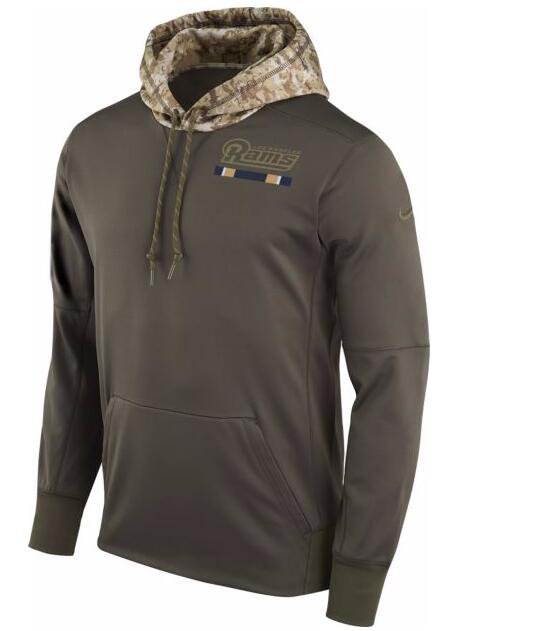 Men's Los Angeles Rams Salute to Service Therma-FIT Performance Hoodie