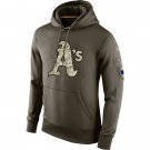Oakland Athletics Salute To Service Olive Hoodie