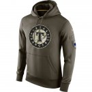 Texas Rangers Salute To Service Olive Hoodie