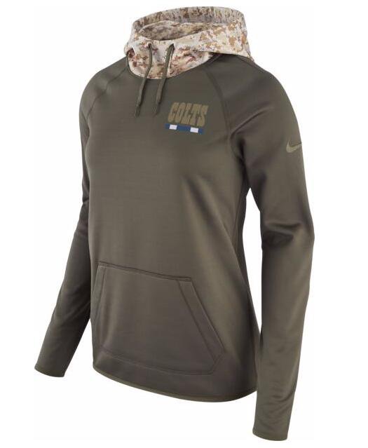 Women's Indianapolis Colts Salute to Service Therma-FIT Performance Hoodie