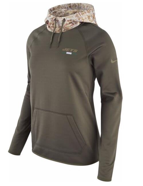 Women's New York Jets Salute to Service Therma-FIT Performance Hoodie
